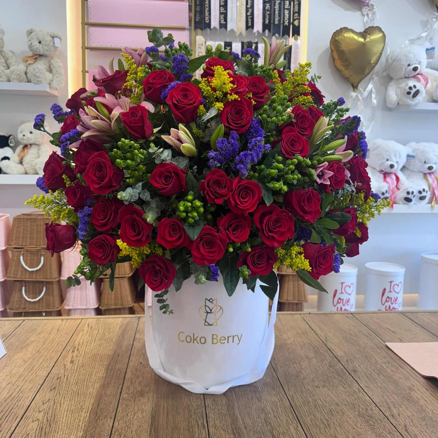 Luxury Bloom Box with Lilies