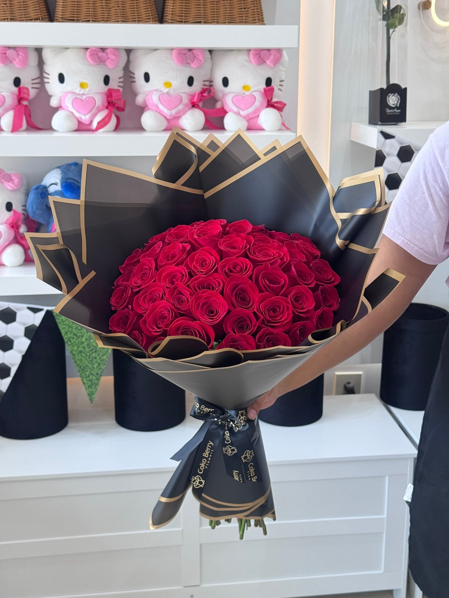 Ramo Buchon Red roses