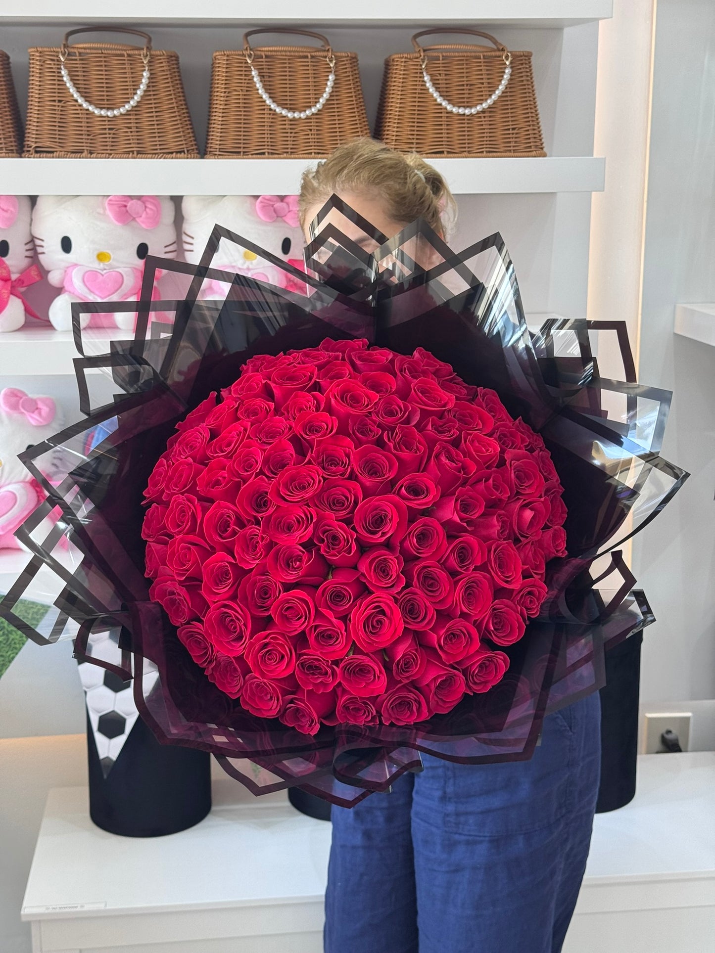 Ramo Buchon Red roses