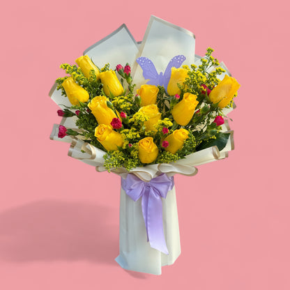 Coko Special Yellow roses bouquet