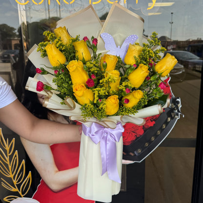 Coko Special Yellow roses bouquet