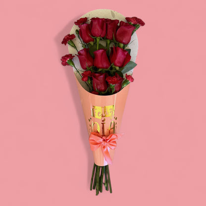 Roses in cone