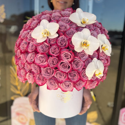 Roses And Orchids Box