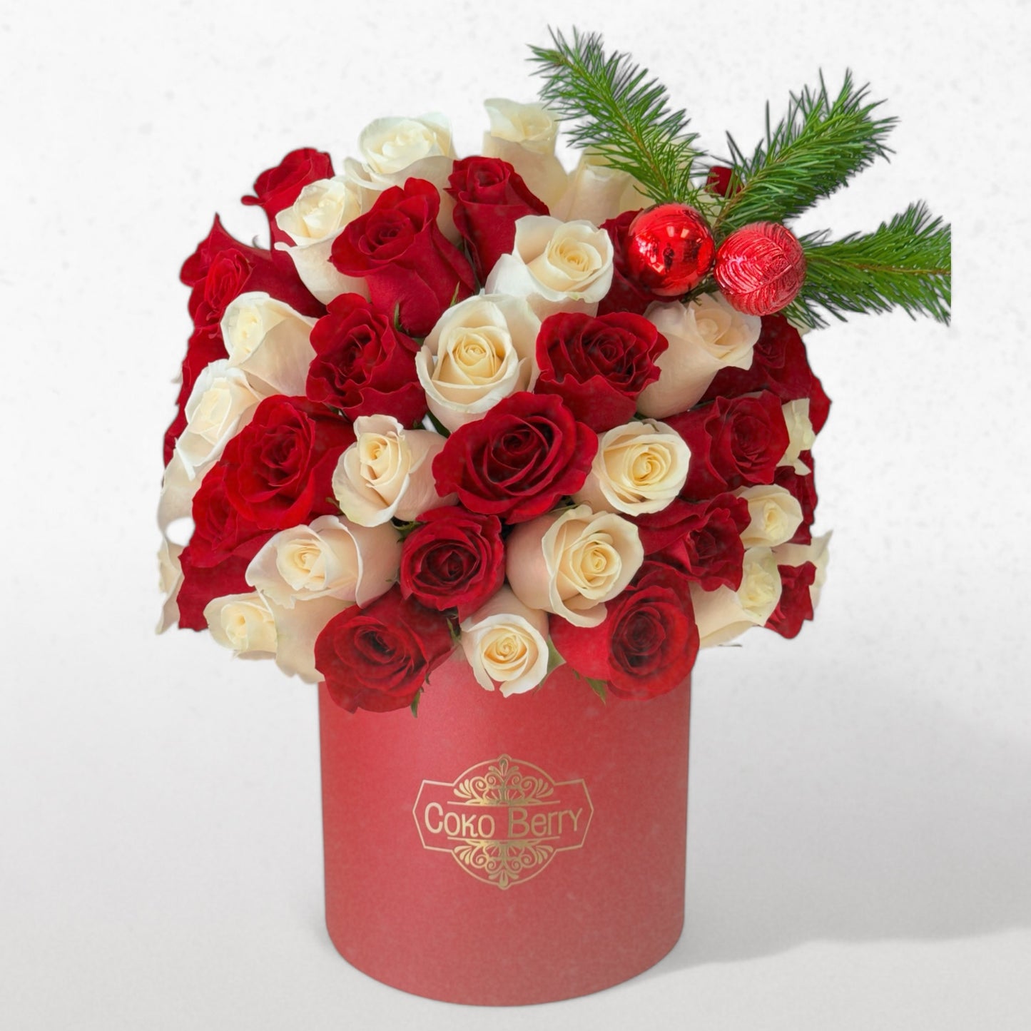 Candy Cane Roses Box