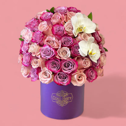 Special roses and orchids
