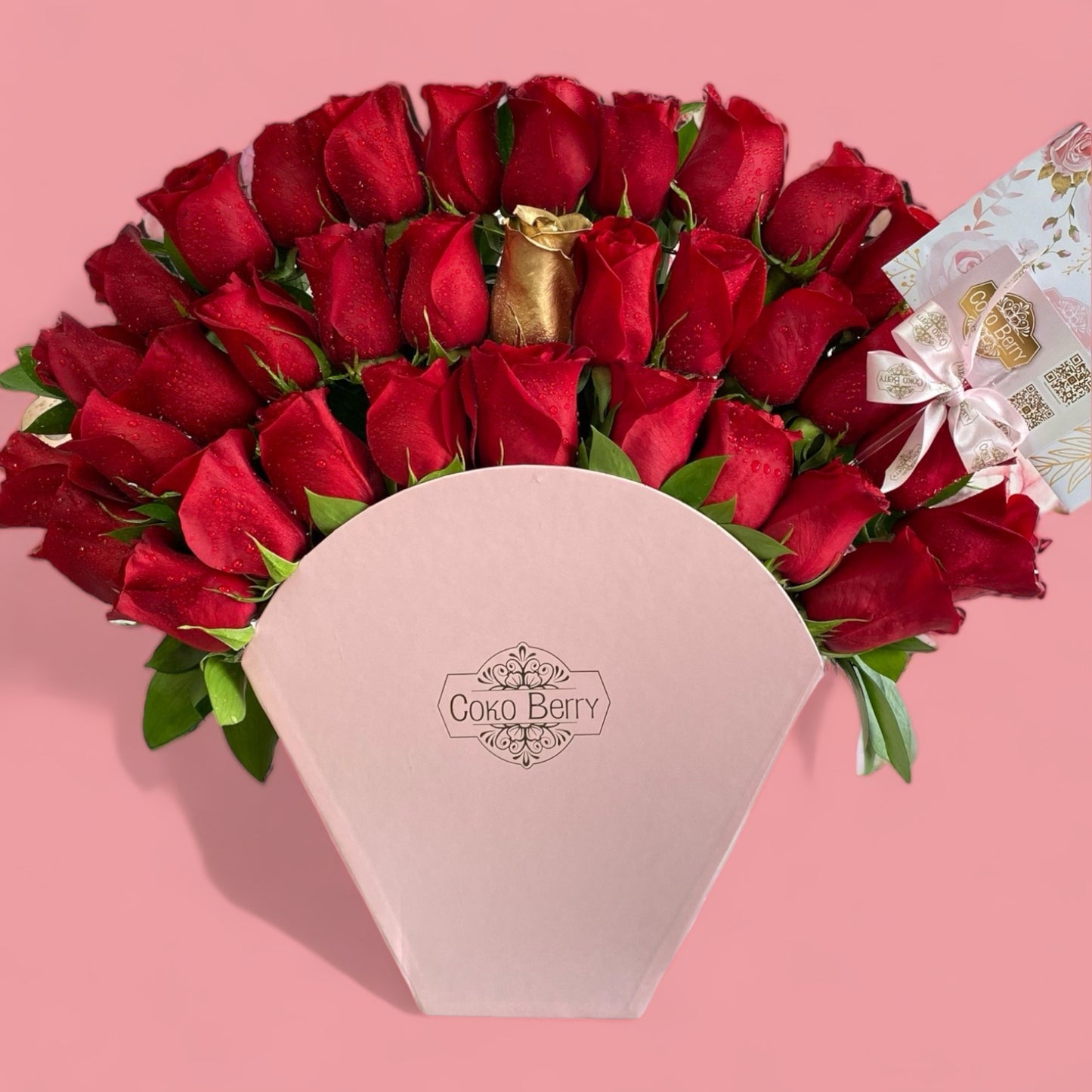 Lovely Sunset Roses Box