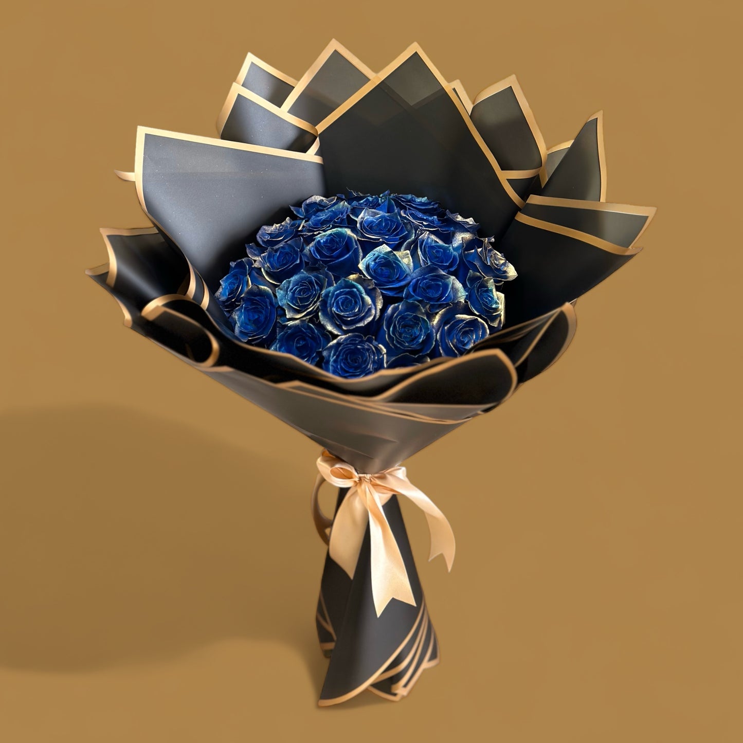 Ramo Buchon Blue Roses