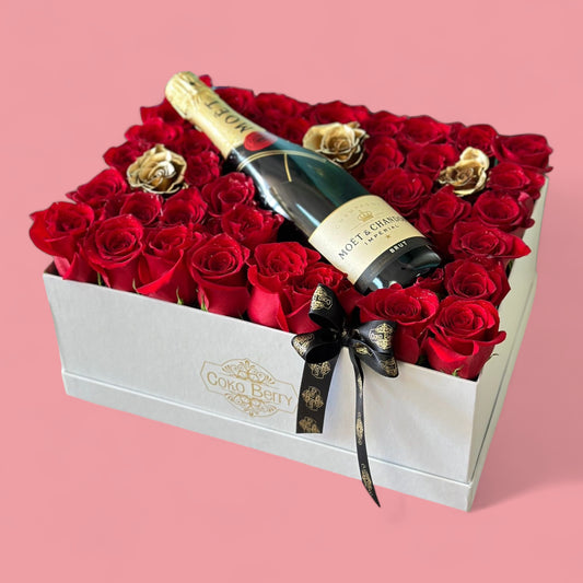 Moet And Roses