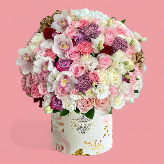 Romantic Flowers Box