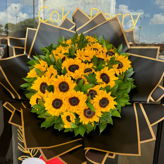Ramo Buchon Sunflowers