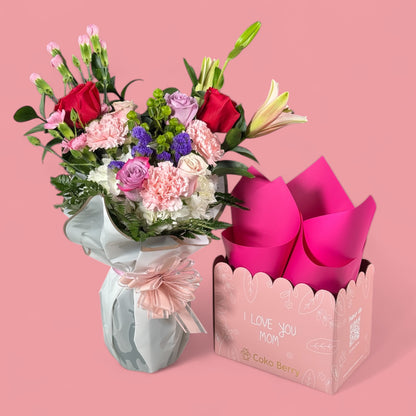 I LOVE YOU MOM Flowers