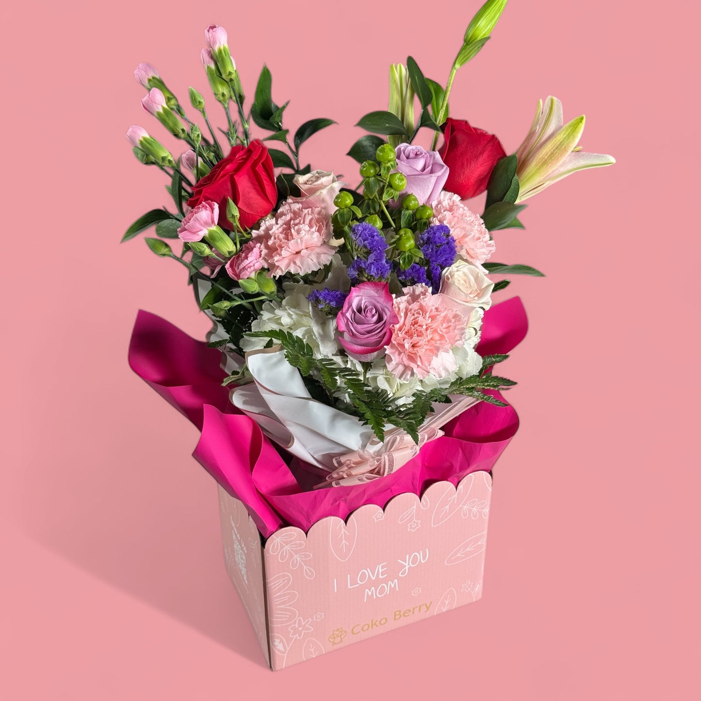I LOVE YOU MOM Flowers
