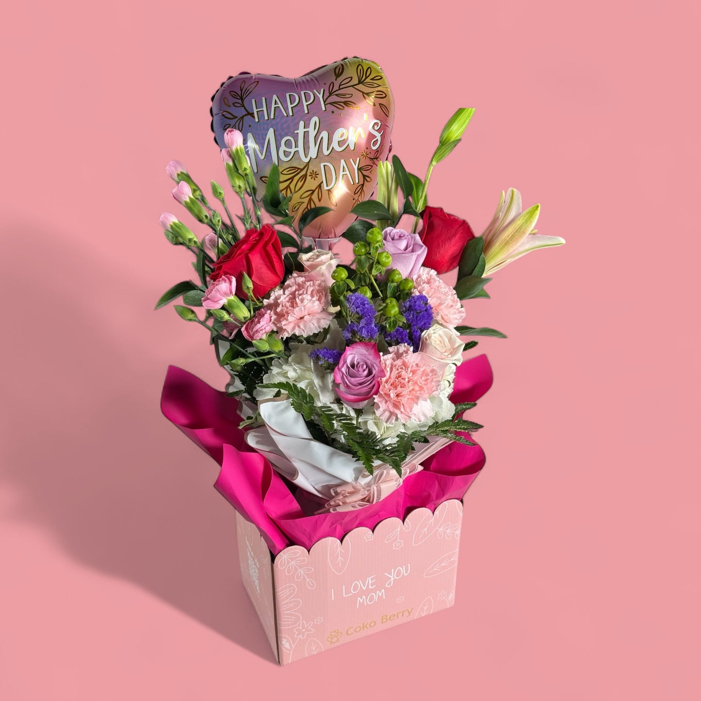 I LOVE YOU MOM Flowers