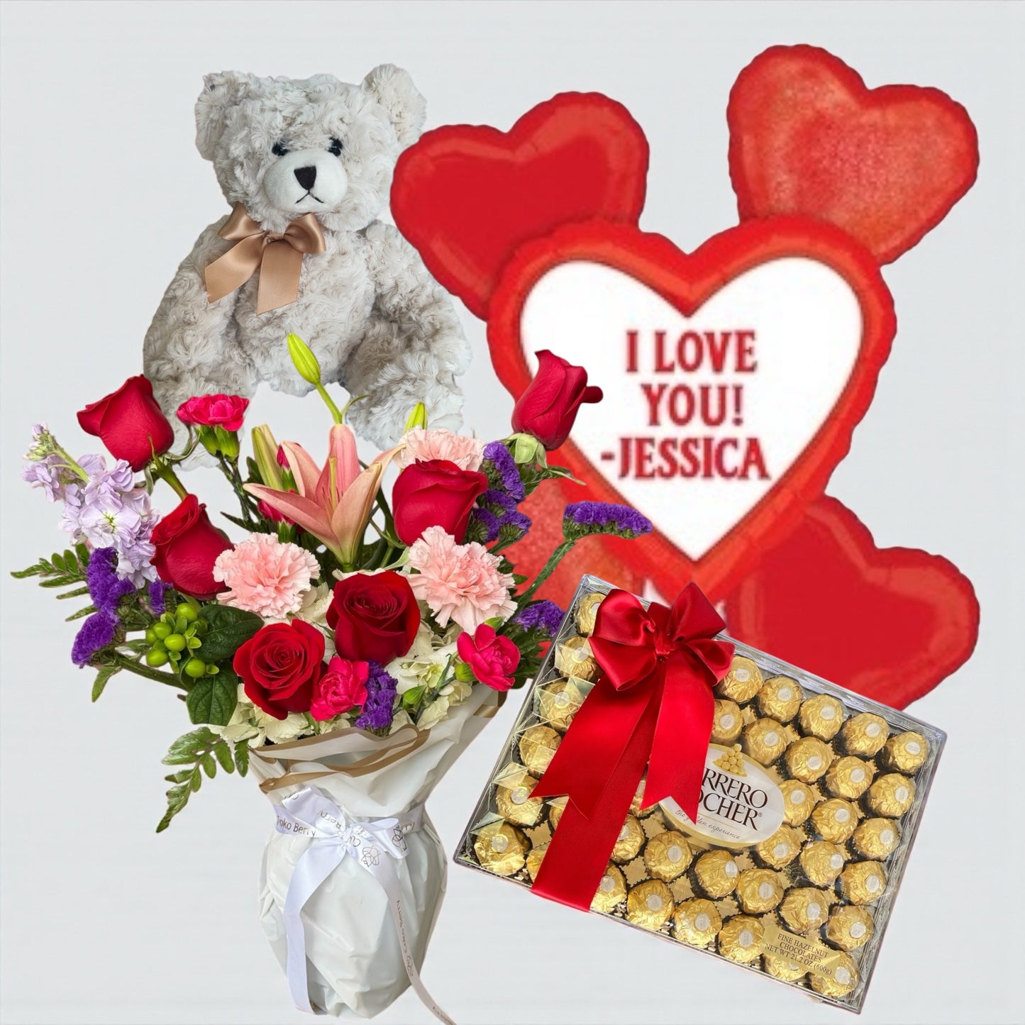 Combo #3 - Flowers in vase