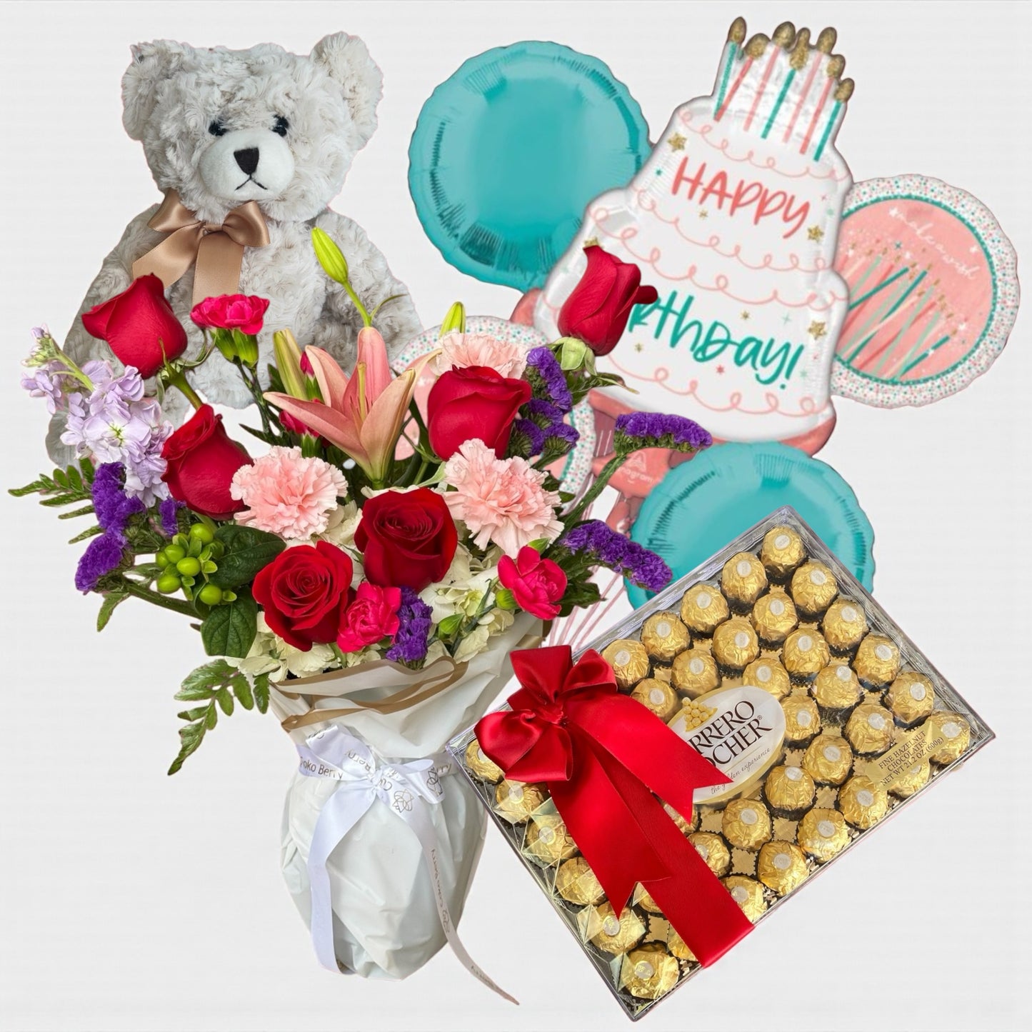 Combo #3 - Flowers in vase