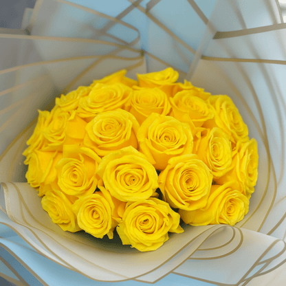 Ramo Buchon Yellow roses