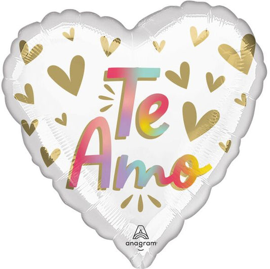 Te Amo diffused hearts - Small 17"