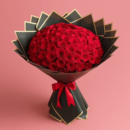 Ramo Buchon Red roses