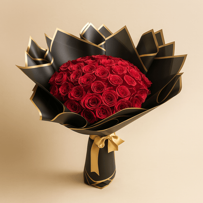 Ramo Buchon Red roses