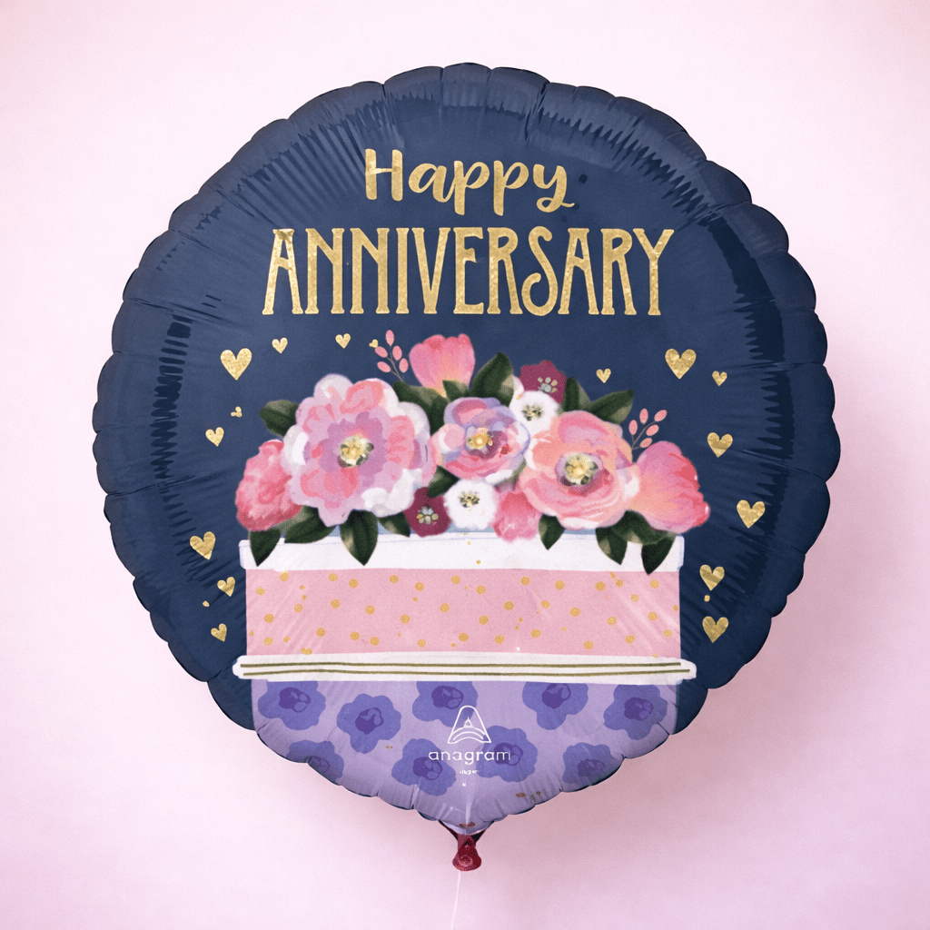 Happy Anniversary Balloon Gift Delivery Dallas TX - Coko Berry Flowers