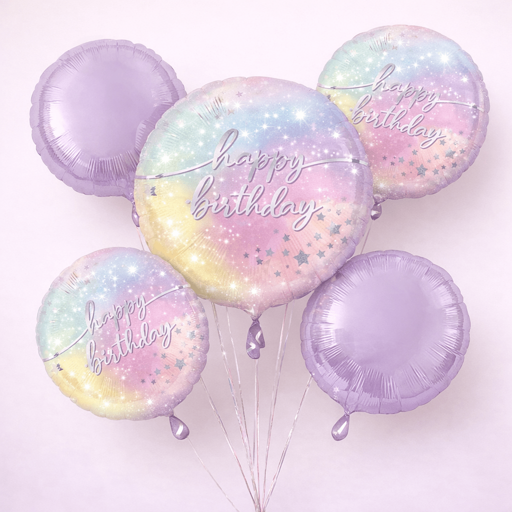 Luminous Birthday Balloons Gift Delivery Dallas TX - Coko Berry Flowers