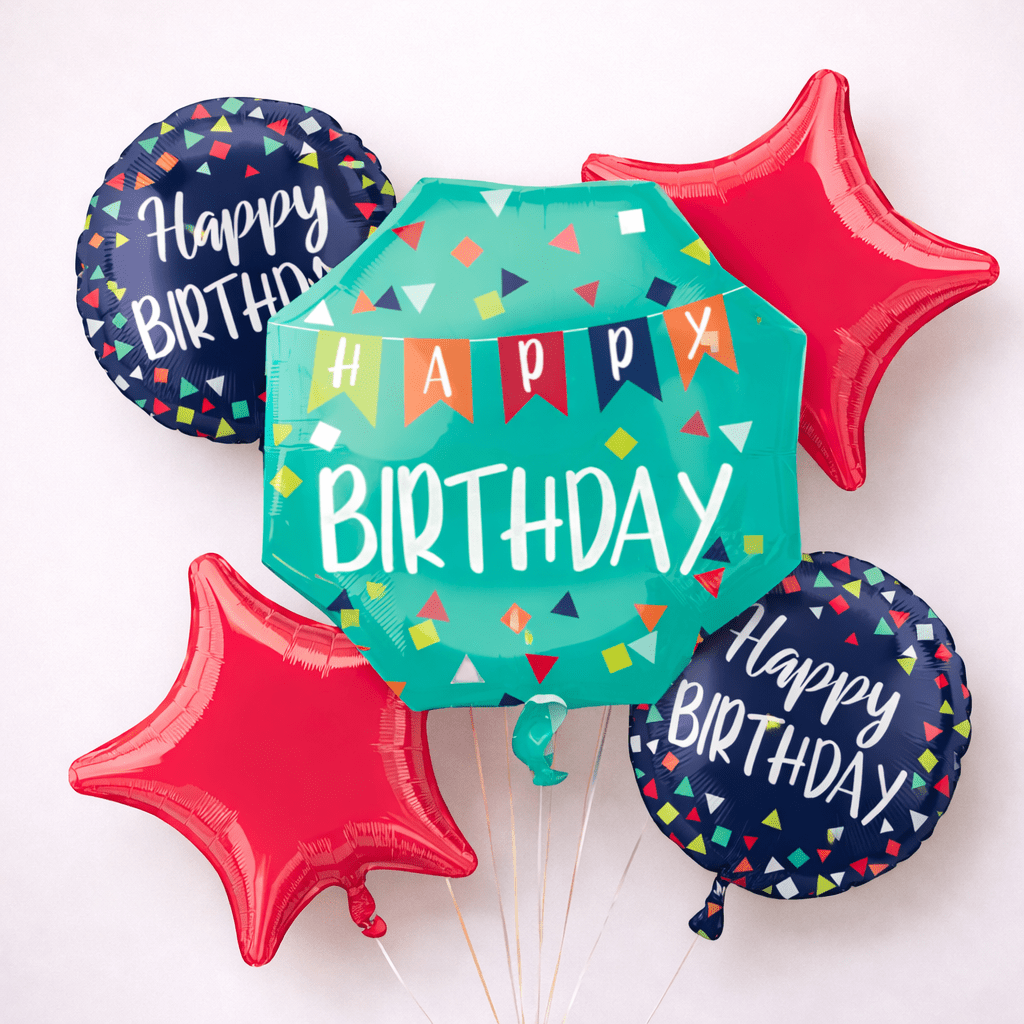 Birthday Celebrate Balloons Gift Delivery Dallas TX - Coko Berry Flowers